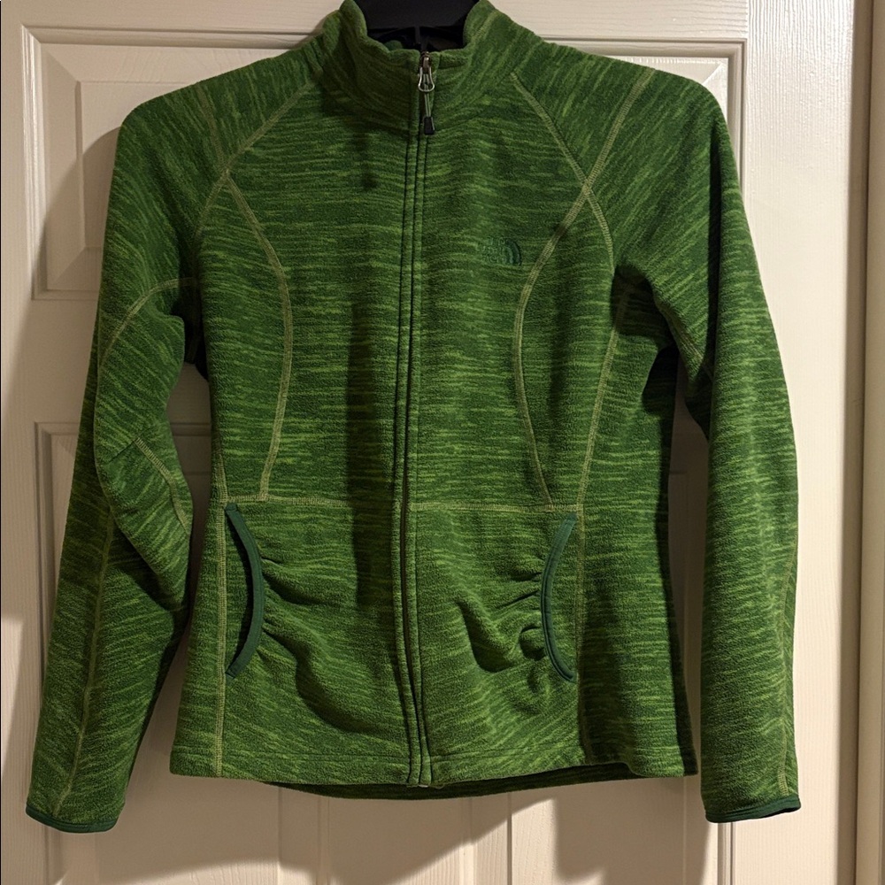The North Face Women's Green Fleece Full Zip Jacket